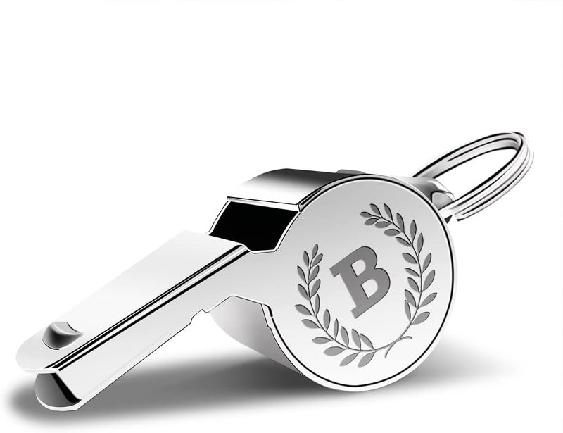 fkovcdy Initial Coach Gifts, Whistle for Coaches, Whistle Emergency, Thank You Coach Gifts, Personalized Monogram Coaches Whistle - Image 3